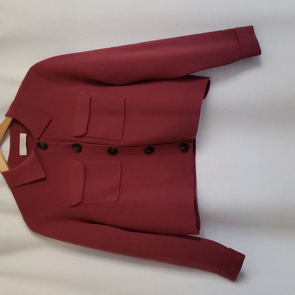 Sezane Betty Cardigan - Rosewood - S - Picture 4 of 13